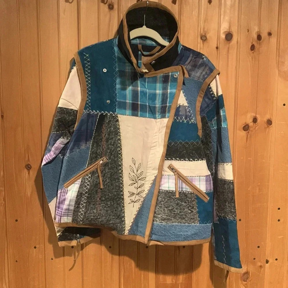 WE THE FREE Leia moto patchwork jacket - Picture 3 of 12